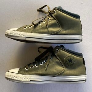 CONVERSE All Star Olive Green CORDURA Fabric Upper MidTops Size 7 Men’/9 Women